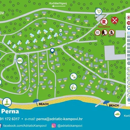 홀리데이파크 Mobile Homes Camp Perna - Adriatic Kampovi 3*